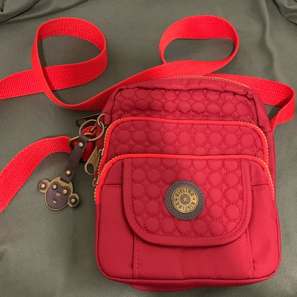 Kipling red crossbody purse /bag